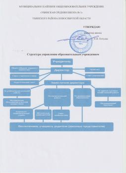 Структура управления образовательным учреждением